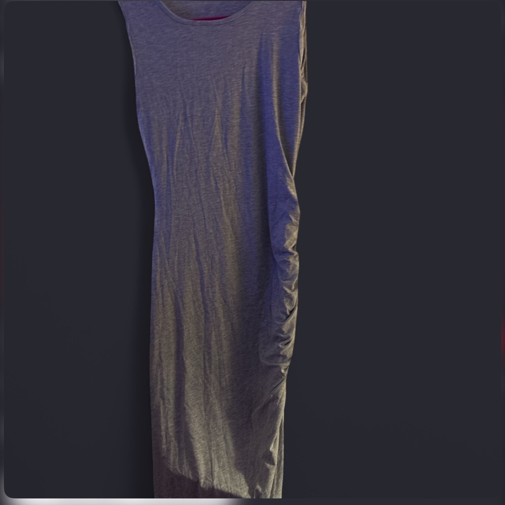 Elegant Asymmetrical Gray Dress